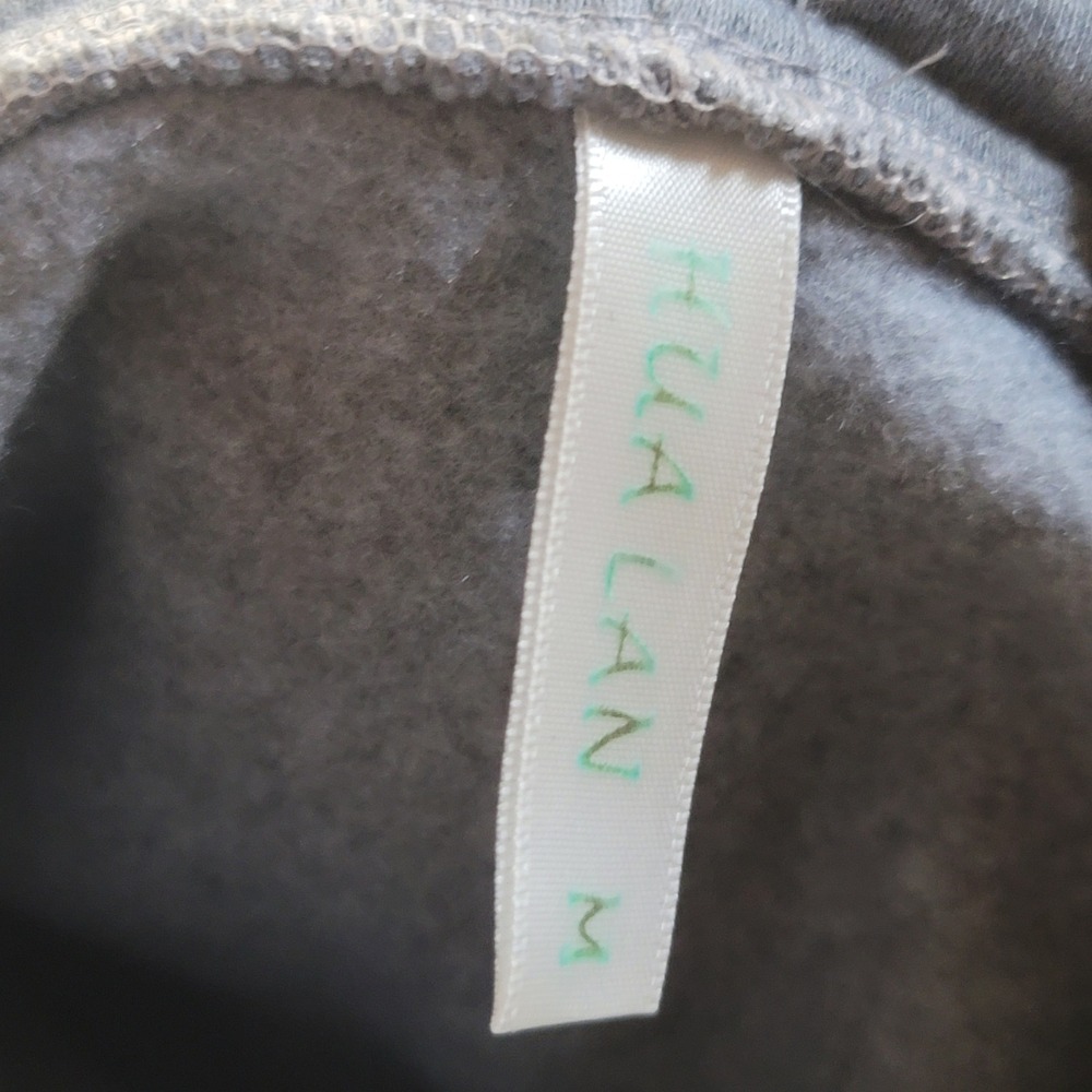 Womens Long Sleeve Off Center Zip‎ Up Hooded Sweatshirt Outdoor Gorpcore Layer - Picture 8 of 9